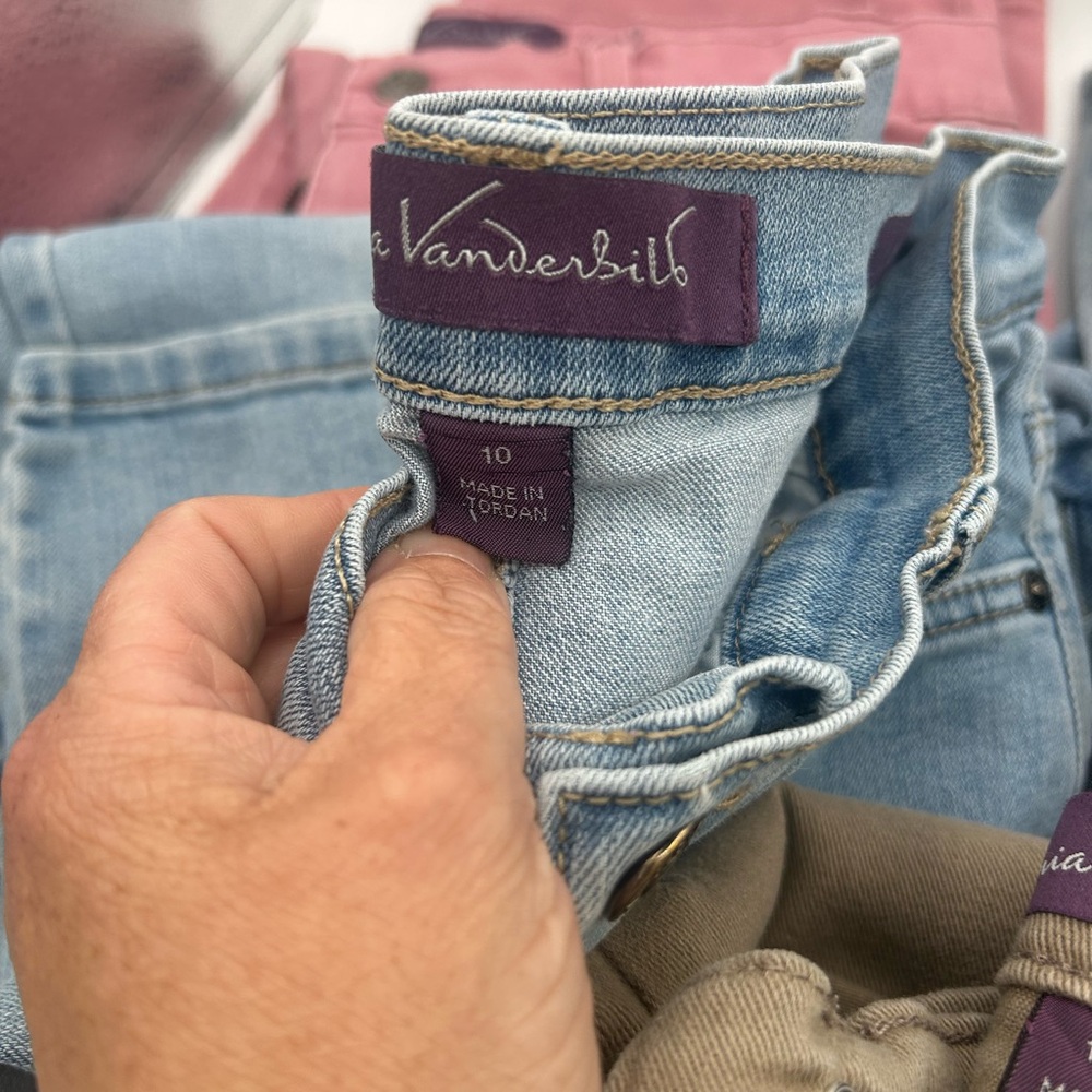 Gloria Vanderbilt Amanda Jeans Size 10 Women Denim Pants Lot 5 Pair” - Picture 5 of 12